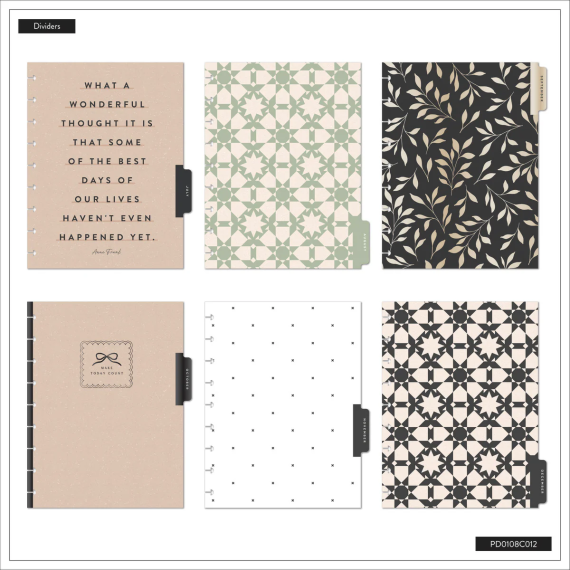 Heritage Charm - Classic Horizontal Dated Planner