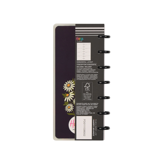 Florescent - Skinny Mini 12 Month Planner
