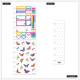 Flower Burst - Mini Horizontal Dated Planner - INTL