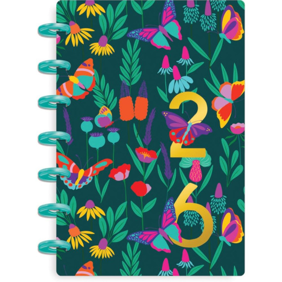 Flower Burst - Mini Horizontal Dated Planner - INTL