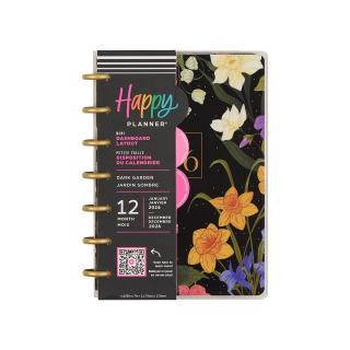 Dark Garden - Mini Dashboard Dated Happy Planner