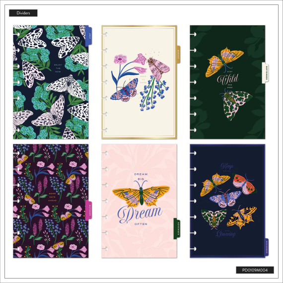 Butterfly Botanics - Mini Color Block Dated Happy Planner