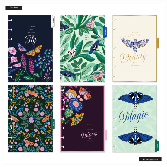 Butterfly Botanics - Mini Color Block Dated Happy Planner
