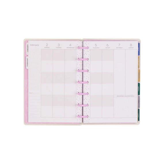 Butterfly Botanics - Mini Color Block Dated Happy Planner
