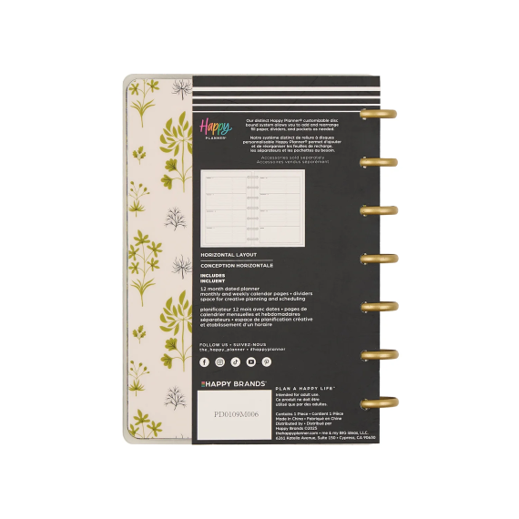 Herbarium - Mini Dated Happy Planner