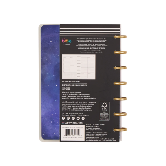 Star Signs - Mini Dashboard Dated Happy Planner