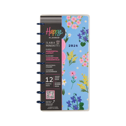 Seasonal Charm - Skinny Classic Datert Happy Planner