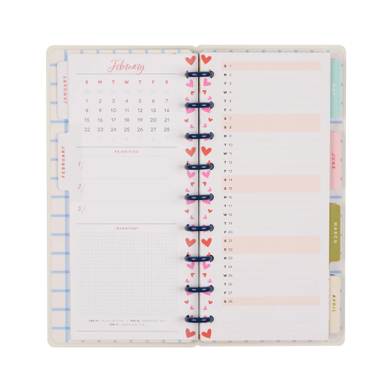 Seasonal Charm - Skinny Classic Datert Happy Planner