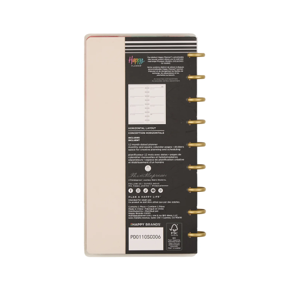 Watercolor Grace - Skinny Classic Happy Planner