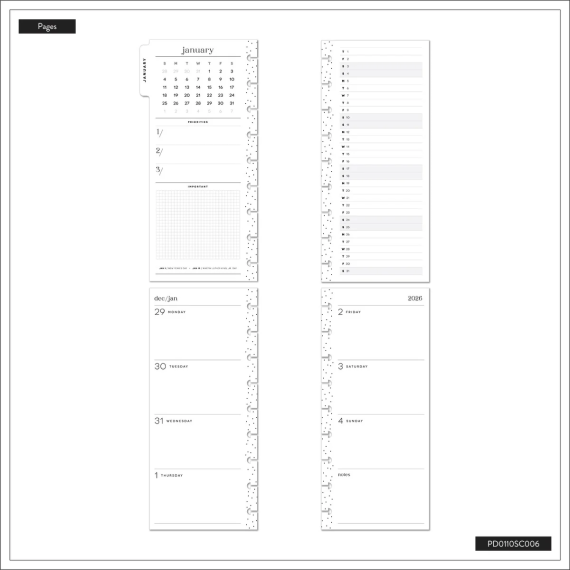 Watercolor Grace - Skinny Classic Happy Planner