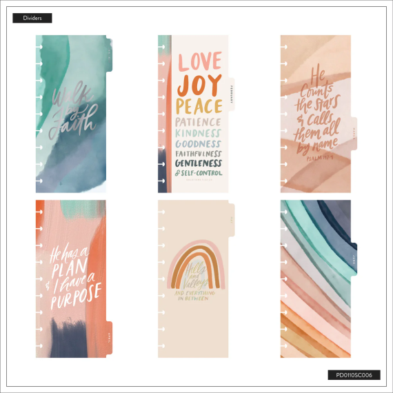 Watercolor Grace - Skinny Classic Happy Planner