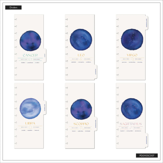 Star Signs - Skinny Classic Happy Planner