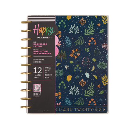 Herbarium - Big Dashboard Dated Happy Planner