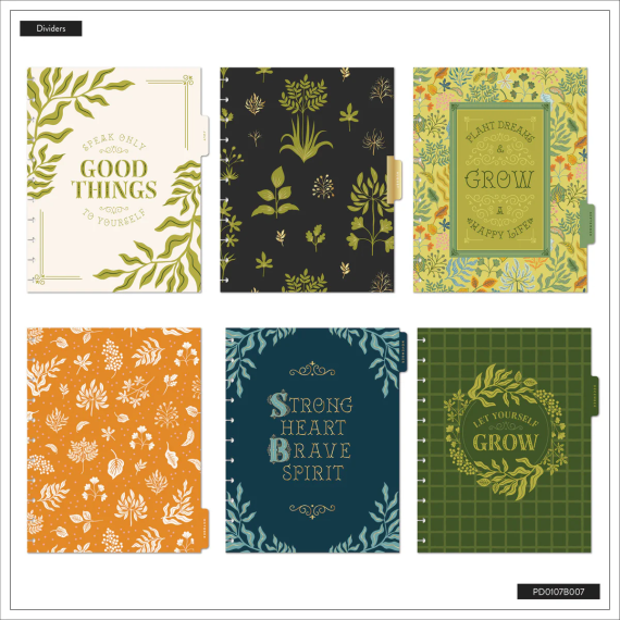 Herbarium - Big Dashboard Dated Happy Planner