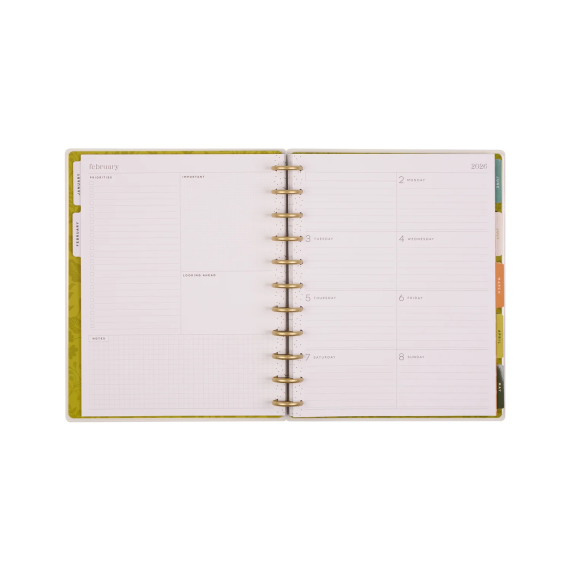 Herbarium - Big Dashboard Dated Happy Planner