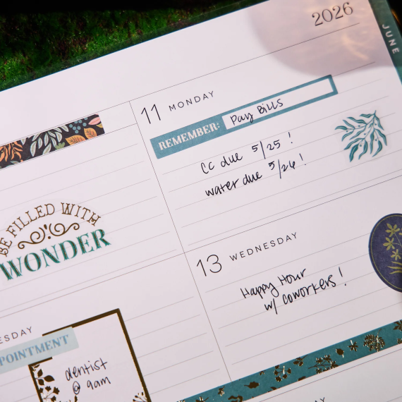 Herbarium - Big Dashboard Dated Happy Planner