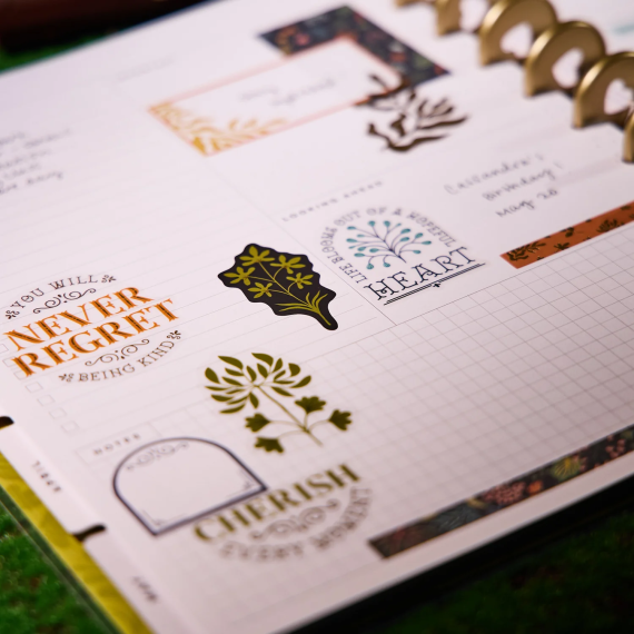 Herbarium - Big Dashboard Dated Happy Planner