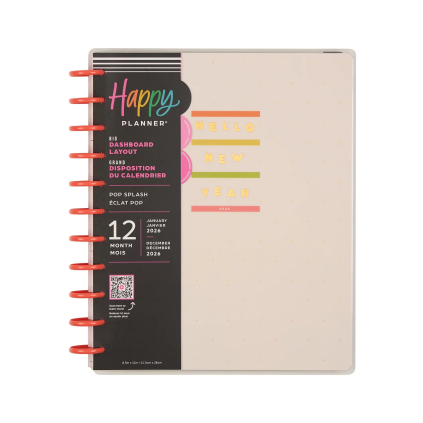 Pop Splash - Big Dashboard Dated Happy Planner