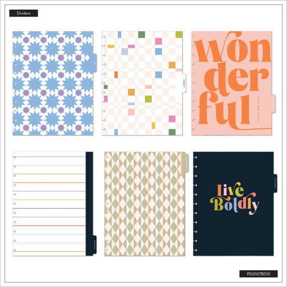 Pop Splash - Big Dashboard Dated Happy Planner