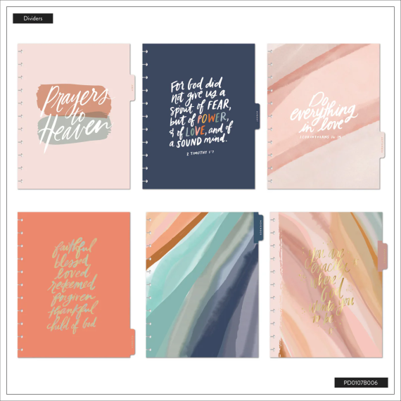 Watercolor Grace - Big Faith Dated Happy Planner