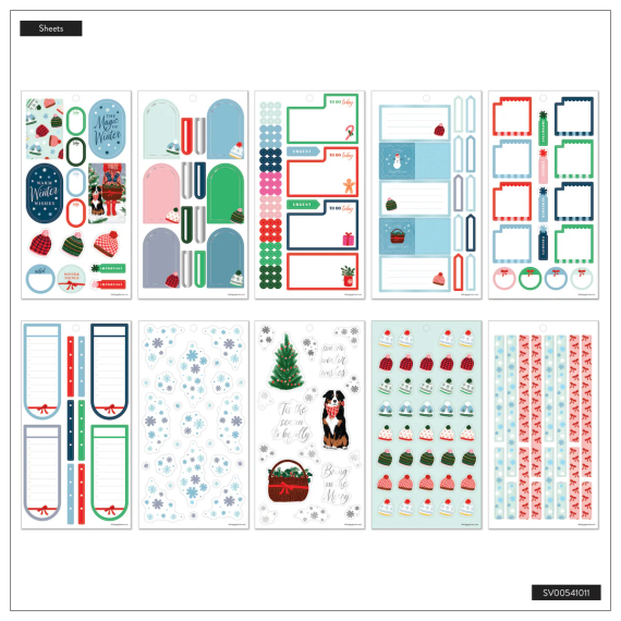 Winter Charm - Classic 30 Sheet Stickerbook