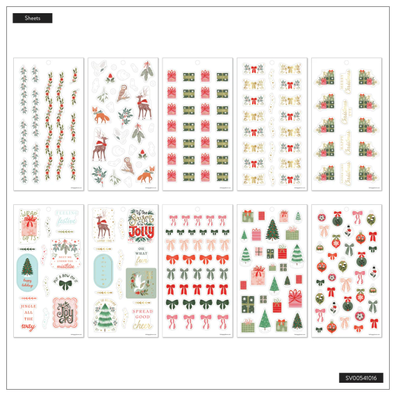 Christmas - Classic 30 Sheet Stickerbook