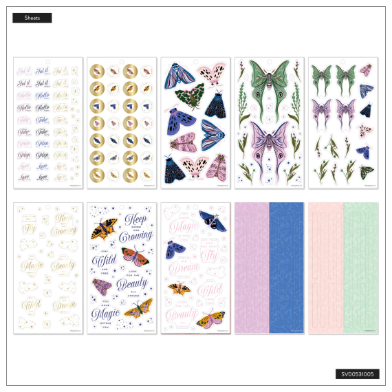 Butterfly Botanics - Big 30 Sheet Stickerbook