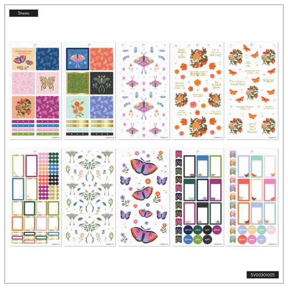 Mystic Blooms - Mini 30 Sheet Stickerbook