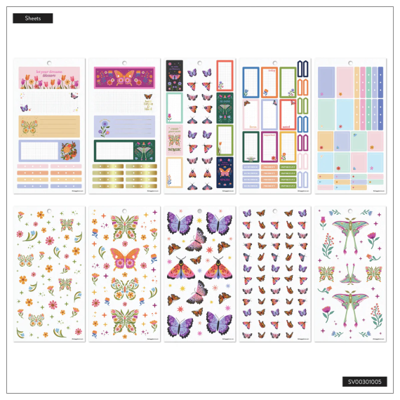 Mystic Blooms - Mini 30 Sheet Stickerbook