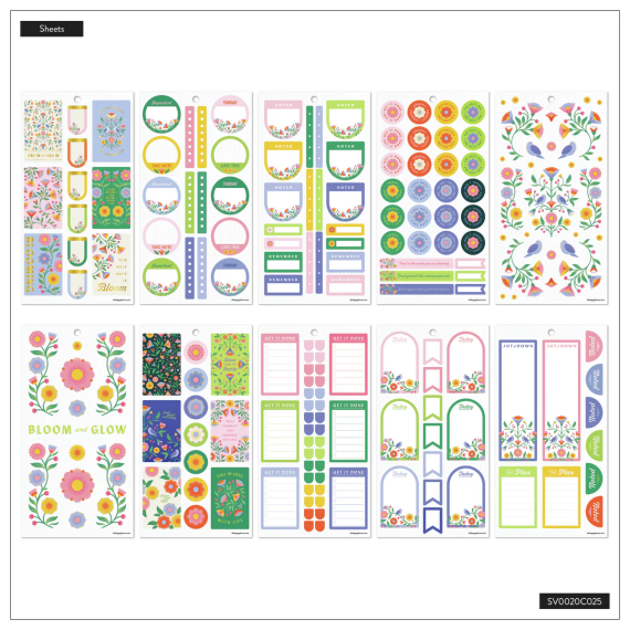 Bloom & Glow - Classic 30 Sheet Stickerbook