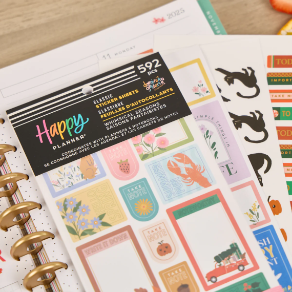 Whimsical Seasons - Classic 30 Sheet Stickerbook