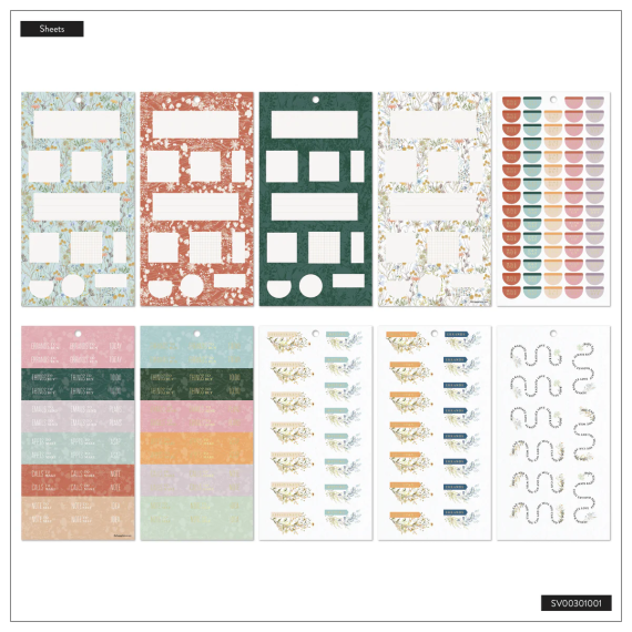 Spring Fields - Mini 30 Sheet Stickerbook