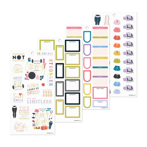 Fitness Icons - Classic 30 Sheet Stickerbook