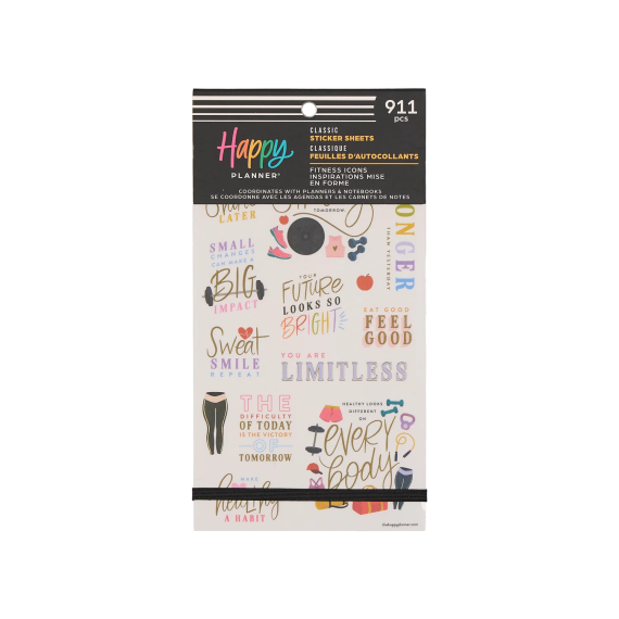 Fitness Icons - Classic 30 Sheet Stickerbook