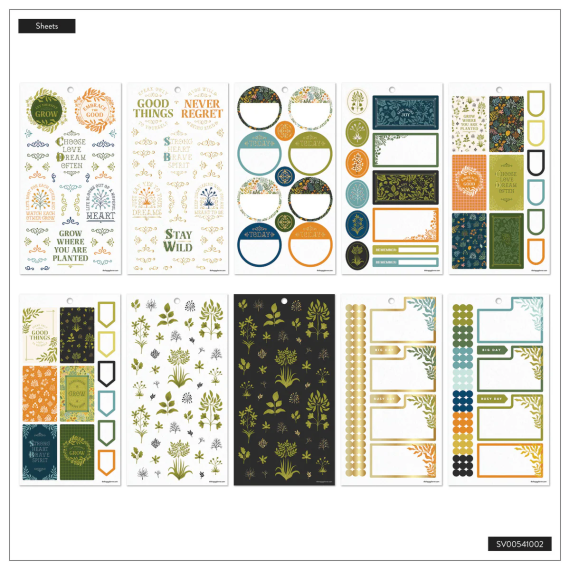 Herbarium - Classic 30 Sheet Stickerbook