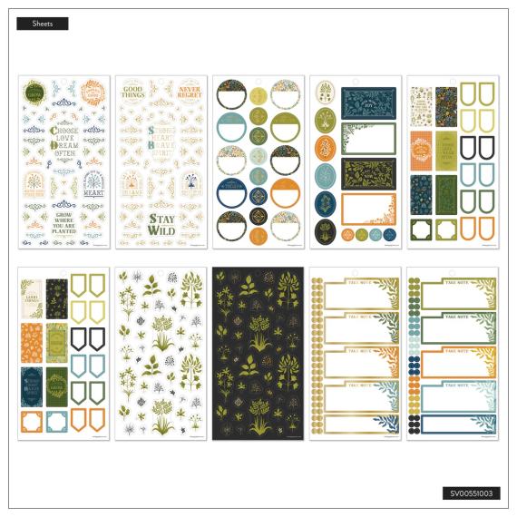 Herbarium - Mini 30 Sheet Stickerbook