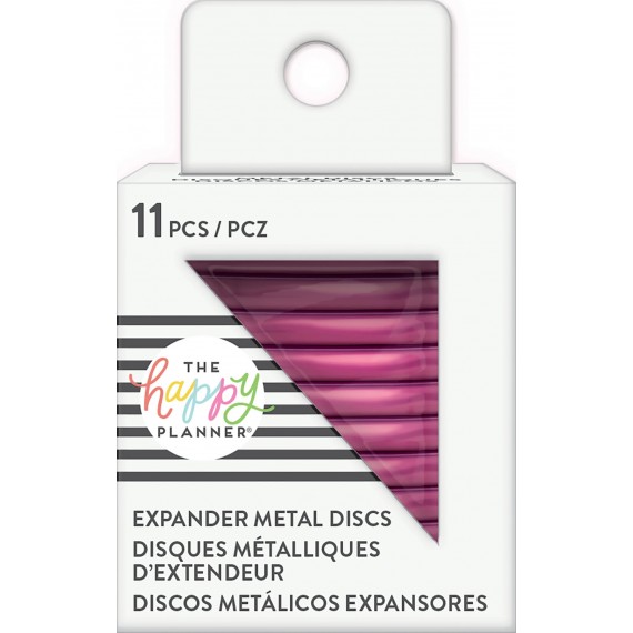 Hot Pink - Metal Expander Discs