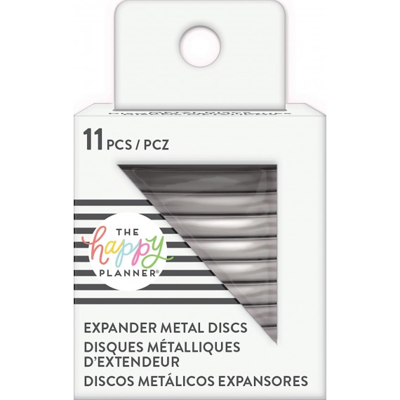 Silver - Metal Expander Discs
