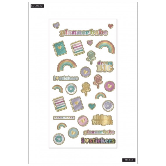 Planner Babe - Enamel Stickers