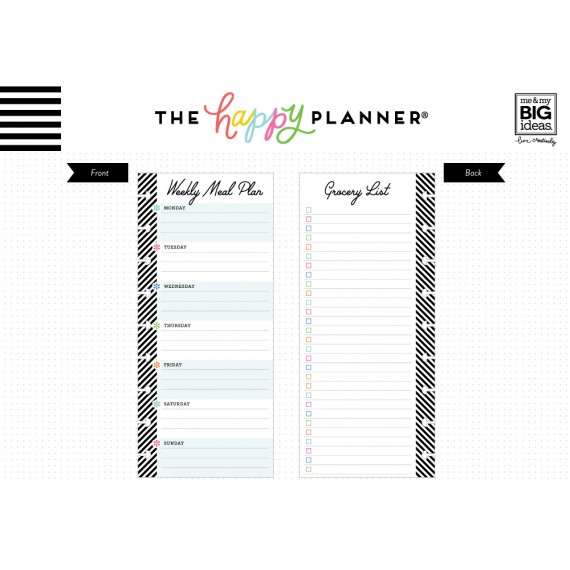 Meal Planning - Classic Half Sheet Filler Paper