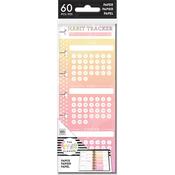 Habit Tracker - Mini Half Sheet Filler Paper