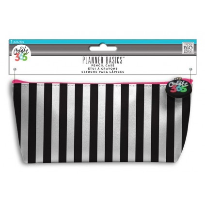 Black & White Stripes - Pencil Case