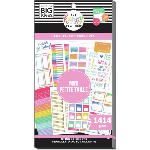 Brights - Skinny Mini - Value Pack Stickers