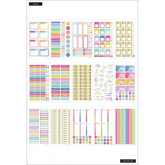 Brights - Skinny Mini - Value Pack Stickers