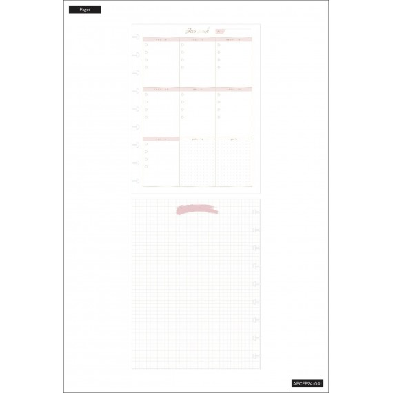 Weekly Schedule - Minimalist Classic Filler Paper