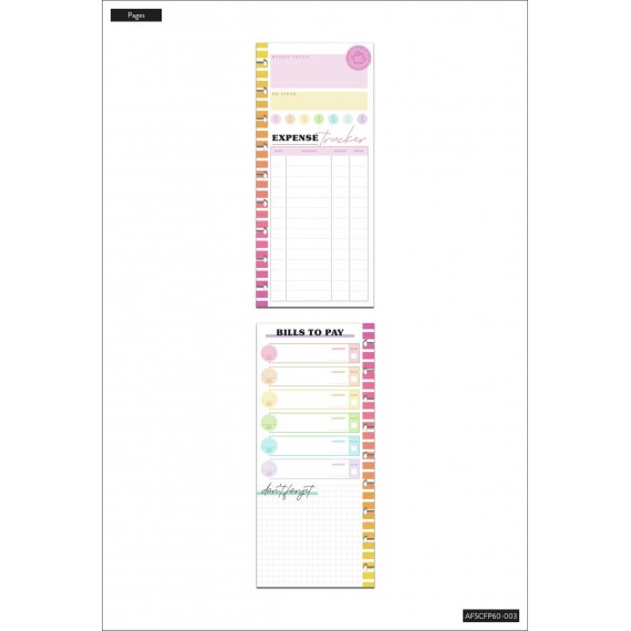 Budget Tracker - Savvy Saver Classic Half Sheet Filler Paper