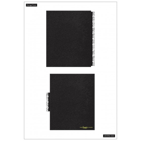 Black Dots Classic Planner Storage Cover