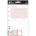 Daily Schedule & To Dos - Minimalist Mini Filler Paper