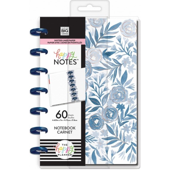 Blue Florals - Mini Happy Notes
