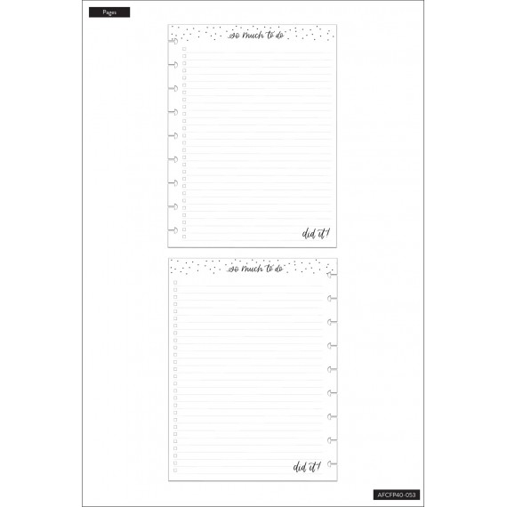 So Much To Do - Classic Fill Paper